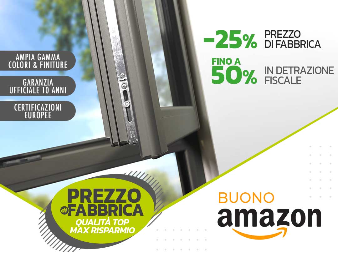 Buono Amazon Finestre in PVC